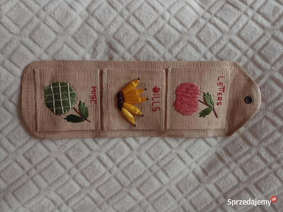 Kilim kuchenny z kieszeniami z Londynu zawieszka beżowy Kraków