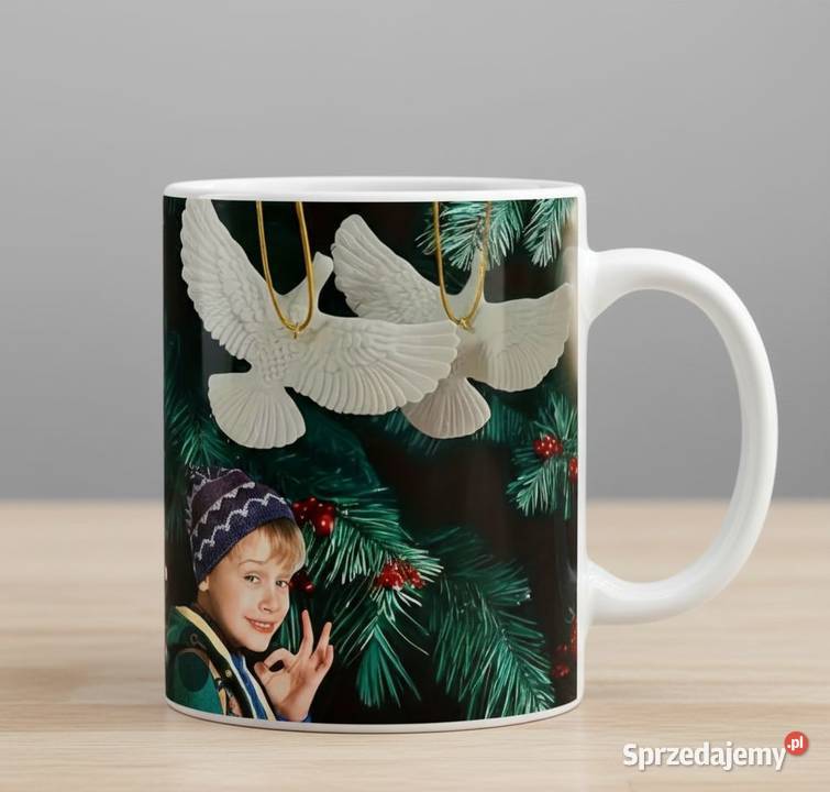 Kubek z nadrukiem kewin sam w domu