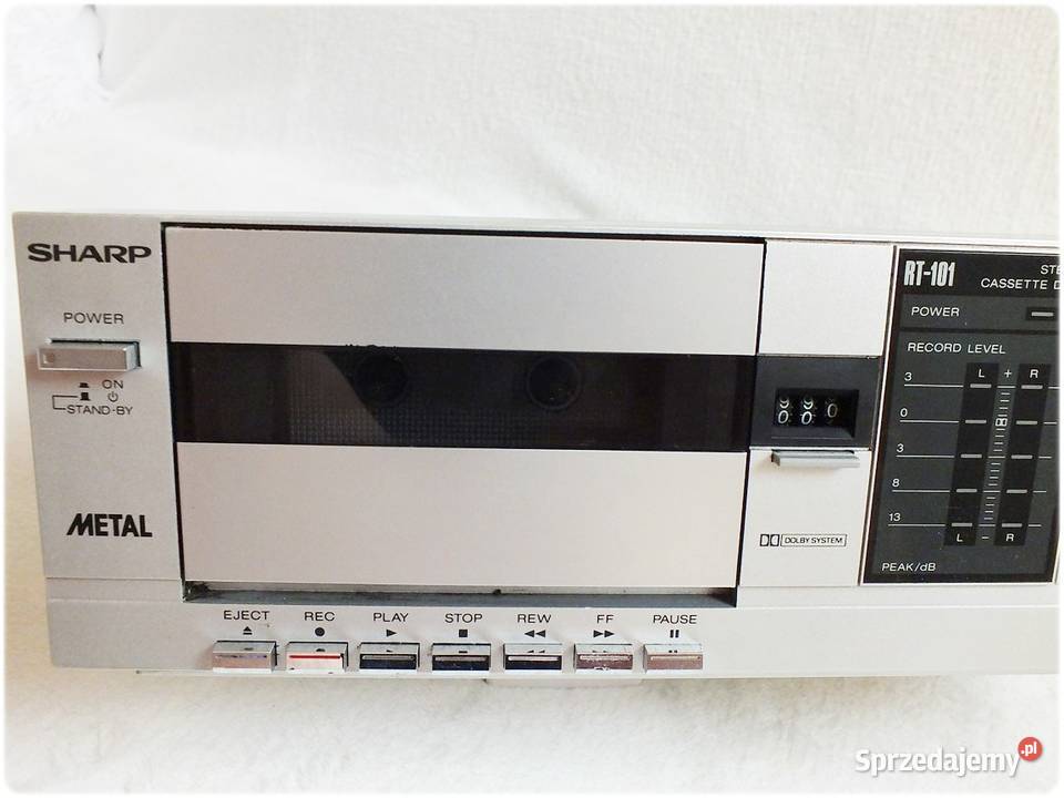 SHARP RT101H Magnetofon Stereo Amplituner DECK z Radioodtwarzacze lubuskie Żary