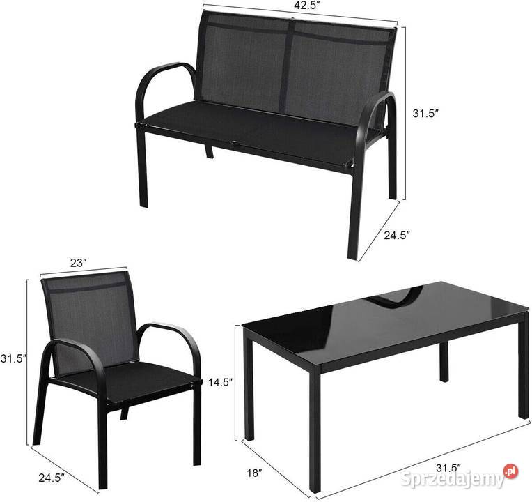 Zestaw mebli ogrodowych Kalisz