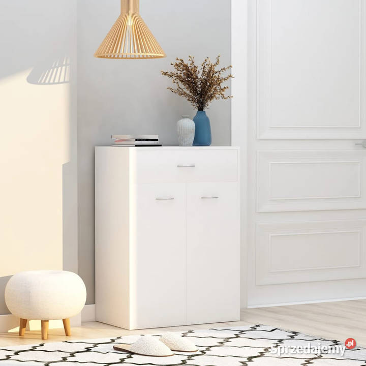 Szafka na buty biała 60x35x84 materiał mazowieckie Warszawa
