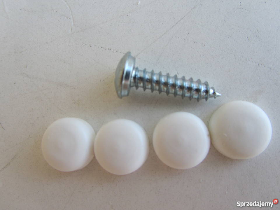Kapturki plastikowe na wkręty do tablic warmińsko-mazurskie