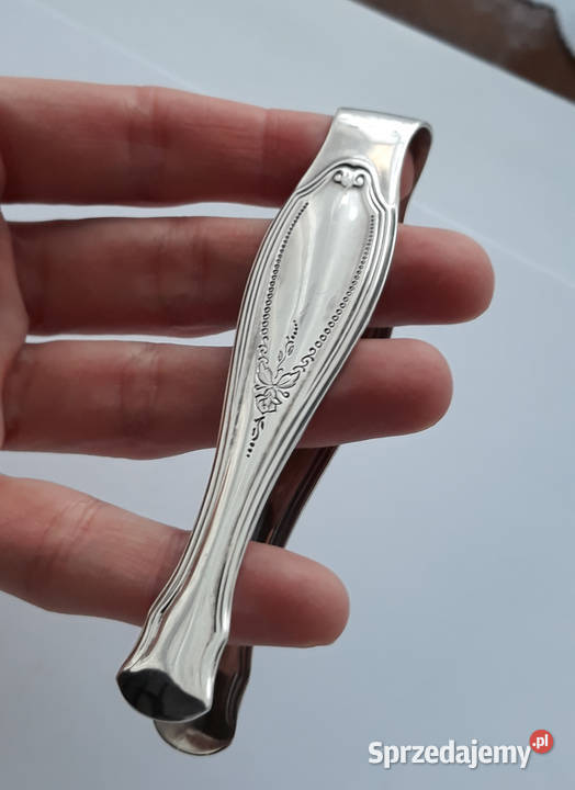Posrebrzane szczypce do cukru WMF Dąbrowa Górnicza