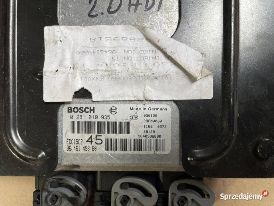 9646149880 komputer sterownik silnika Peugeot Szczecin sprzedam
