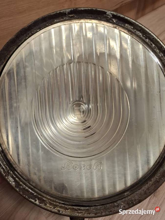 Lampa samochodowa Bosch zabytkowa lata 30 Lampy przednie małopolskie Radłów