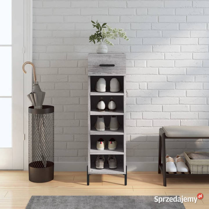 Szafka na buty szary dąb sonoma 30x35x105 Warszawa