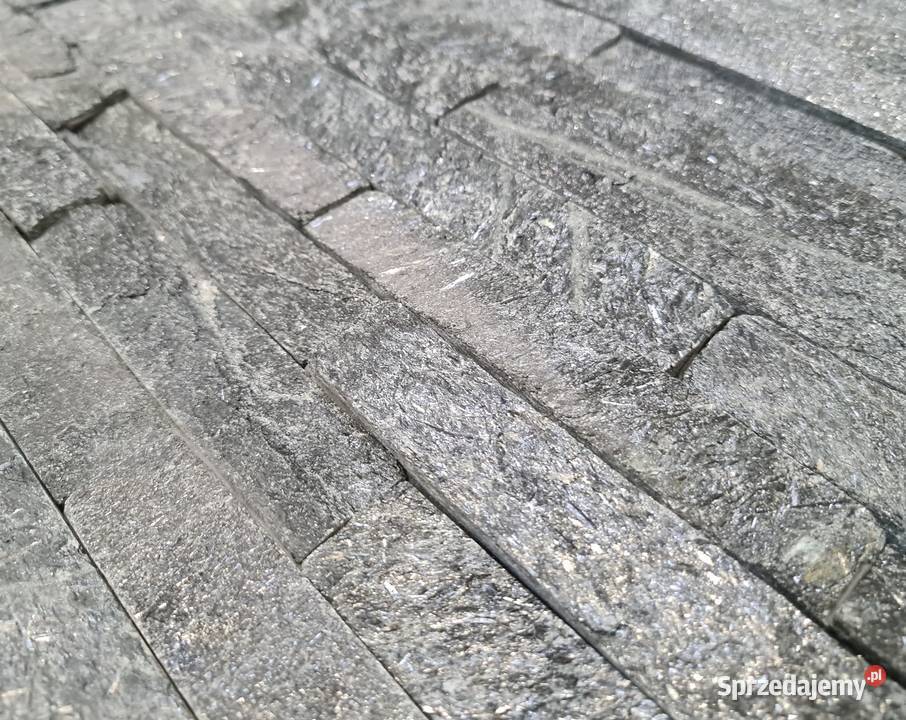 Kamień naturalny Quartz Czarny 10 x 35 0385 m2 Warszawa