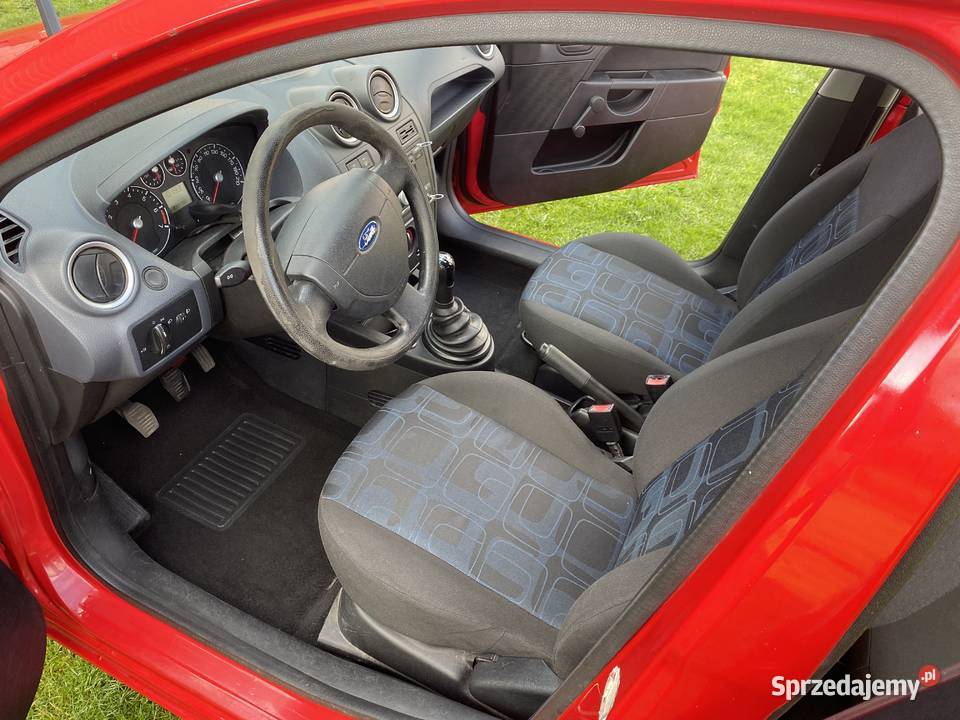 Ford fiesta 2006 czerwony drugi wlaściciel Zgierz