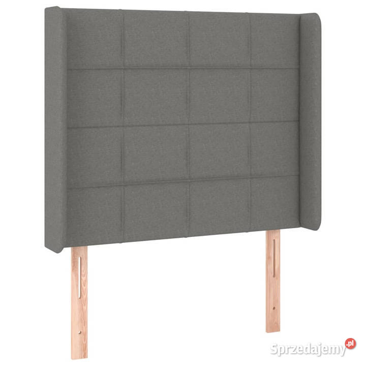 Zagłówek do łóżka z LED ciemnoszary 93x16x118128 Warszawa