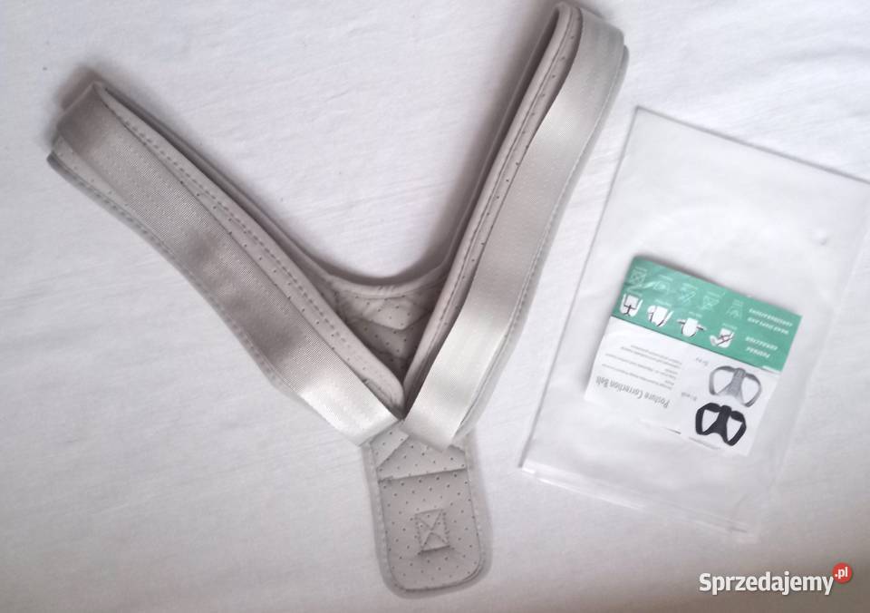 Korektor postawy Pas regulowany Szary r L Unisex