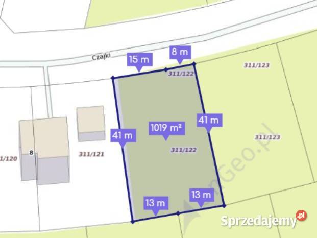 Działka Czajki w 26m Sprzedaż zachodniopomorskie Dobra