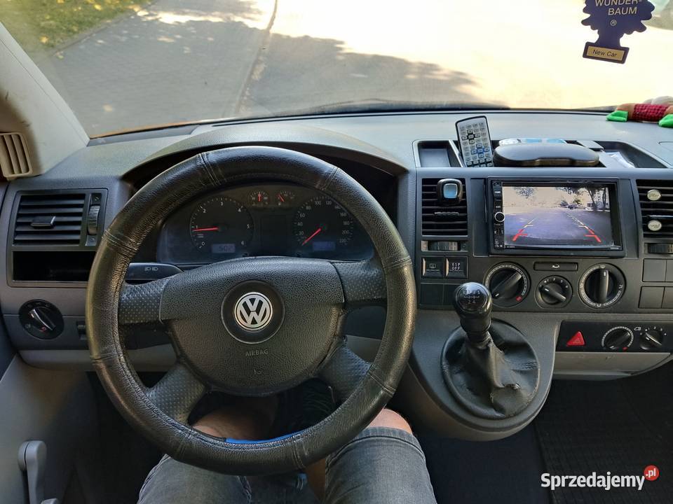 Long VW T5 r2007 poj 19tdi 9osob3 rzędy siedzeń 399km Elbląg sprzedam