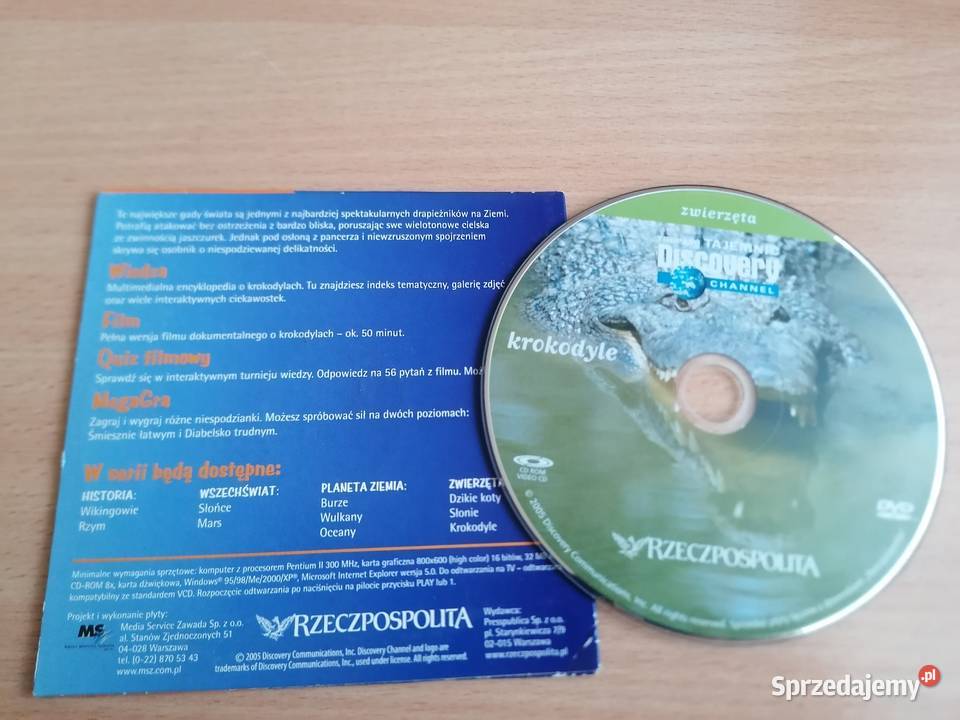 Krokodyle i słonie 2 płyty DVDCD Tropami Łódź