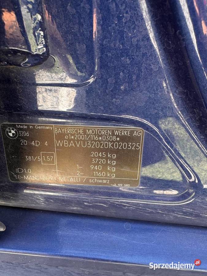 Części BMW e91 m47 163190 Mpakiet 3815 nieuszkodzony Motoryzacja Zimna Woda