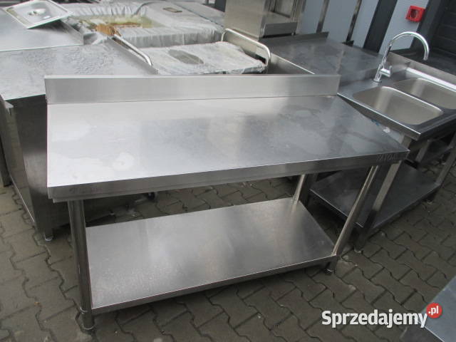 Stół Gastronomiczny Z Półką Przyścienny 1406085 Ostrów Wielkopolski