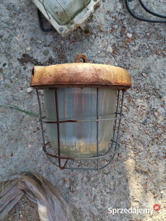 Lampy prl loft retro Świebodzice sprzedam