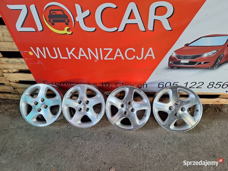Alufelgi 4x100 15 ET45 MAZDA 323 Demio Mazda2 Średnica 15" Felgi Choceń