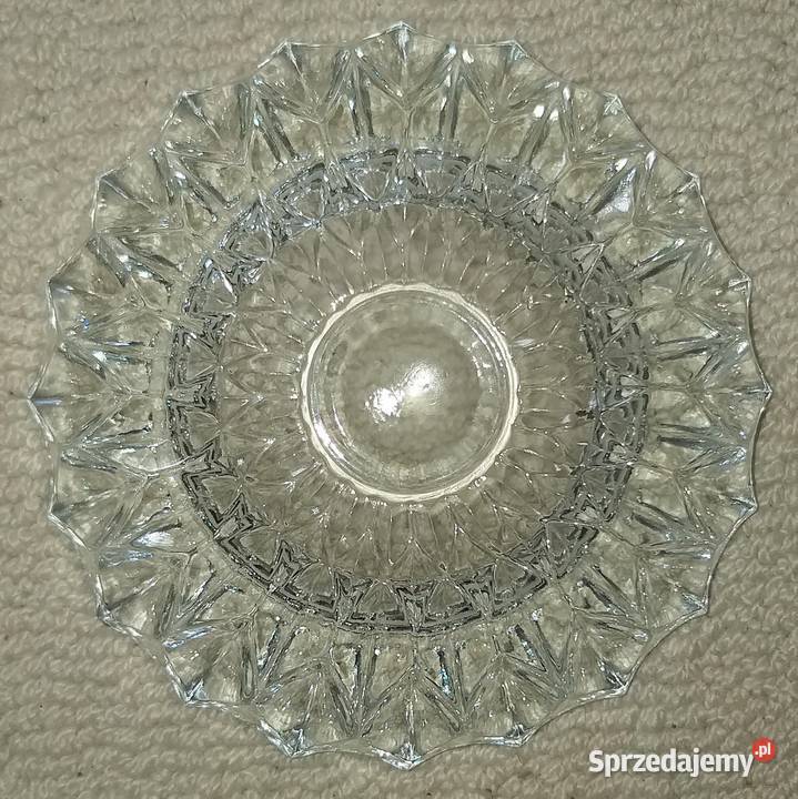 Popielnica ze szkła kryształowego Ząbkowice Warszawa