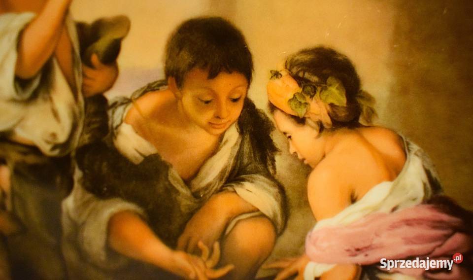 Mali żebracy Bartolome E Murillo talerz ozdobny Chełmno