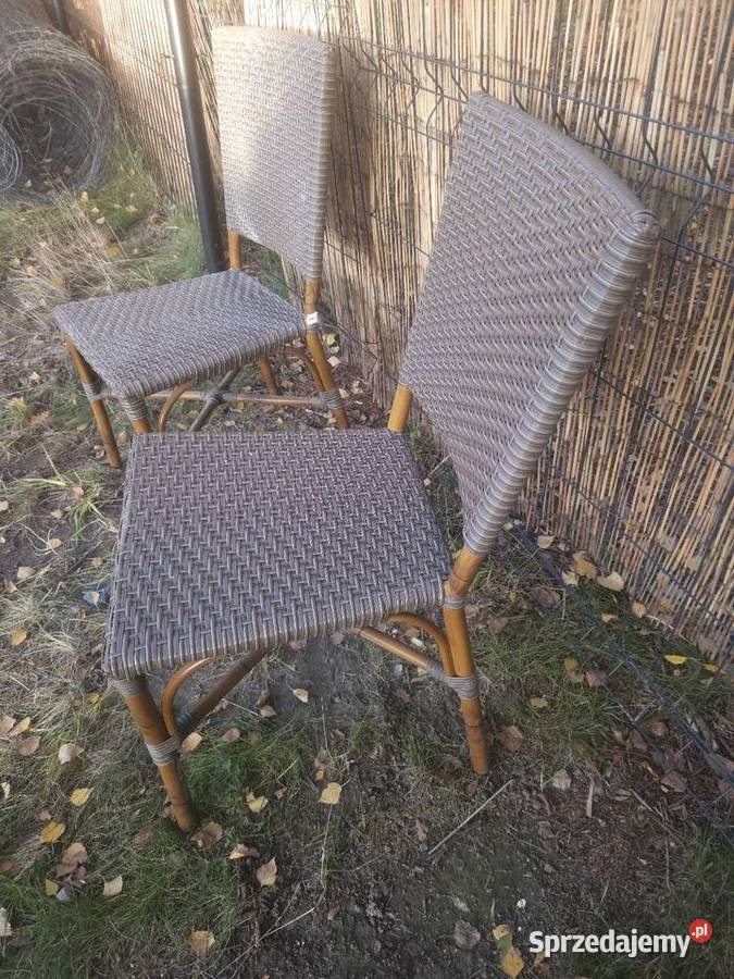 Krzesła Technorattan Warszawa sprzedam