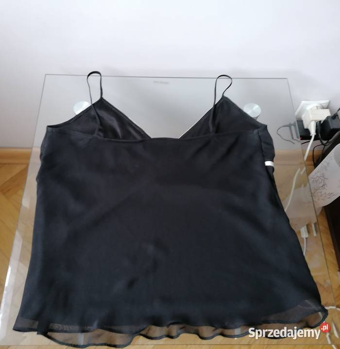 DAMSKI CZARNY TOP DUNNES STORES RUK 18EUR 46 biały Topy i koszulki