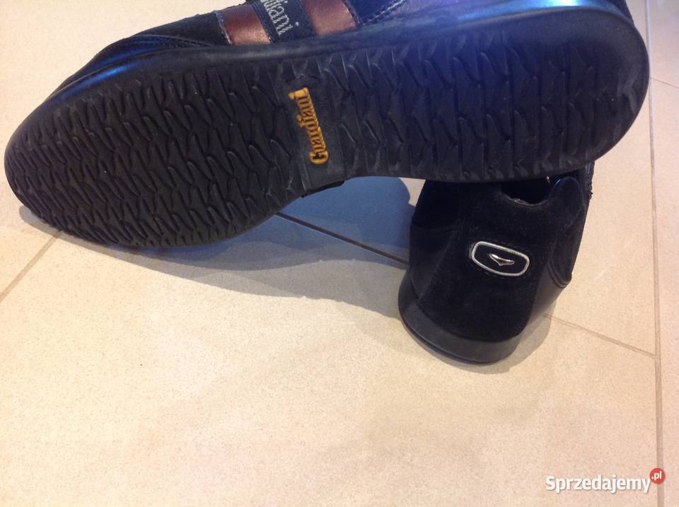 Sneakersy skórzane Buty męskie ALBERTO GUARDIANI Nowa Sól