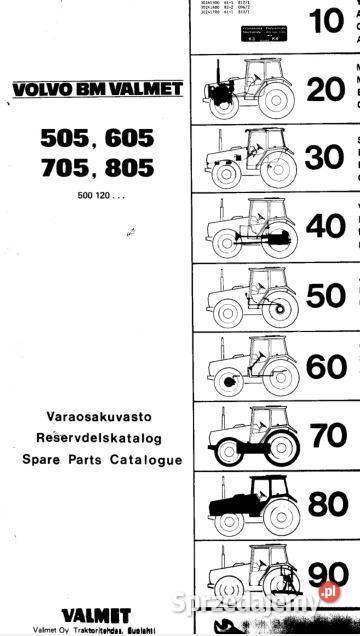 Valmet 505 605 705 805 katalog czesci zamiennych motoryzacja, transport Kielce