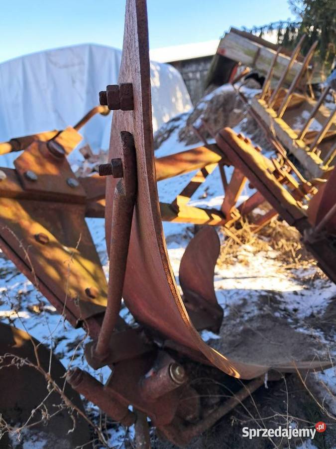 Pług zabytkowy 2 skibowy LangeSkov nieuszkodzony Pługi Toruń
