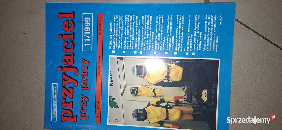 Kultowy numer Przyjaciel pracy 111999 BHP w Łęczyca sprzedam
