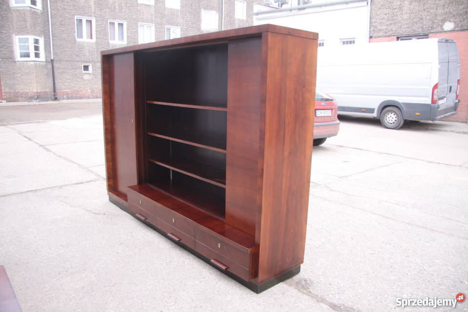 ART DECO komplet gabinetowy z 1920 roku ORYGINAŁ Meble Wrocław