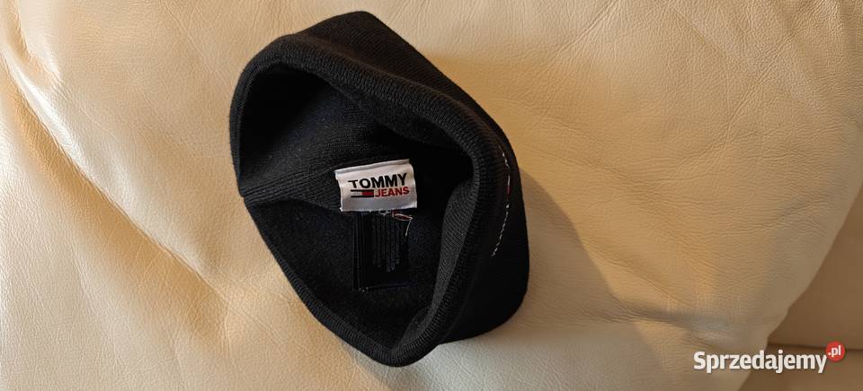 Tommy Hilfiger czapka zimowa czarna oryginalna śląskie Bielsko-Biała sprzedam