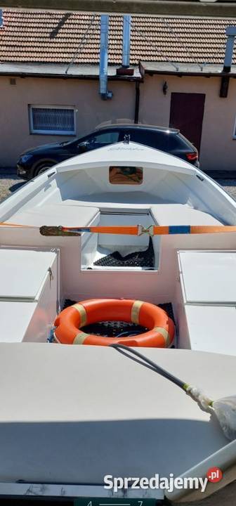Łódź rekreacyjno wędkarska silnik przyczepa Gdańsk