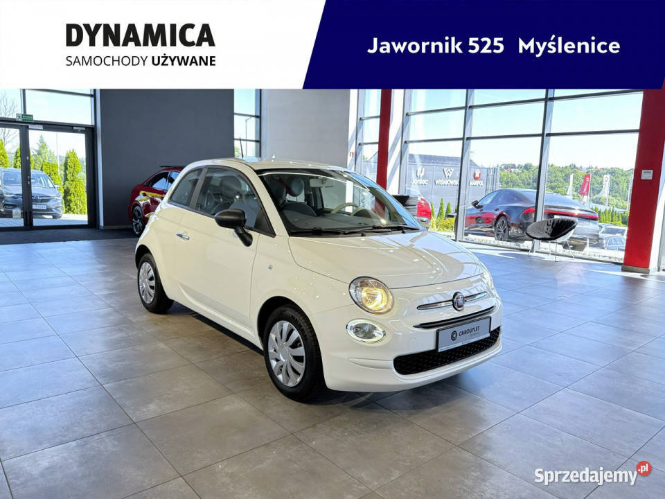 Fiat 500 Pop 12 69 M5 2018 r salon przebieg 97 I czujnik parkowania Myślenice