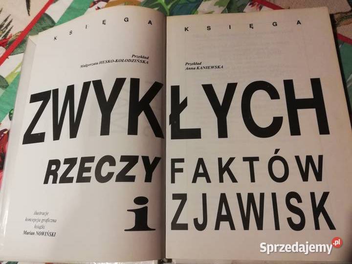 Księga niezwykłych rzeczy faktów i zjawisk John Rok wydania 1994 Kraków