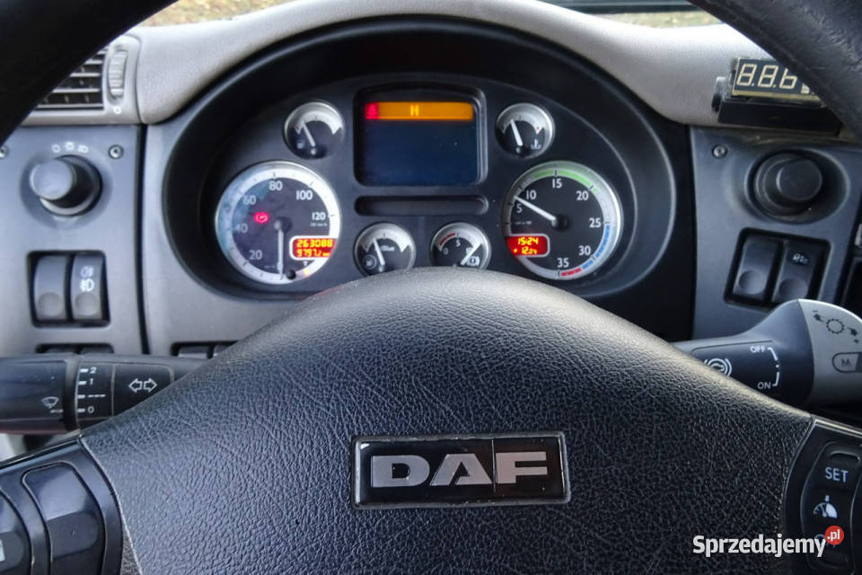 DAF CF 65300 Euro 5 kontener 21 pal winda klapa Samochody ciężarowe