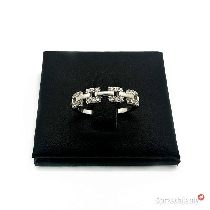 Nowy Rodowany Srebrny Pierścionek pr 925 175g Elbląg