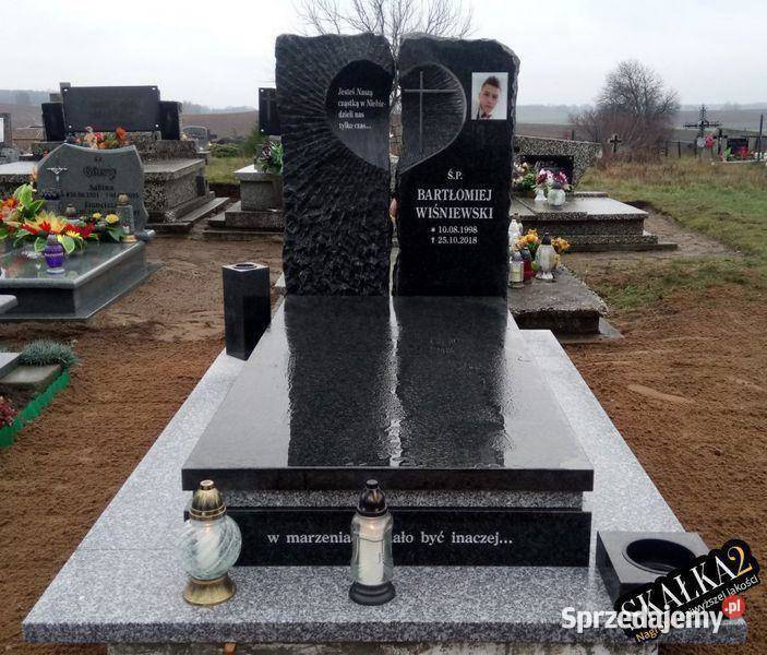 Nagrobek Serce rzeźba impalaStrzegom dolnośląskie Strzegom
