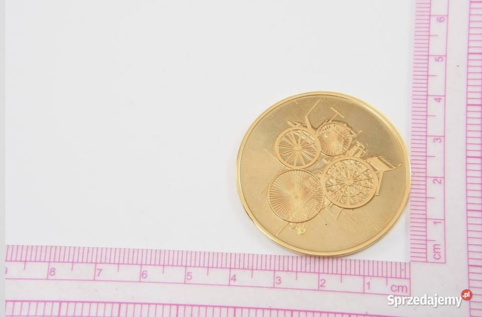 Złota moneta na 100 lecie firmy Mercedes 1 z 3 Warszawa