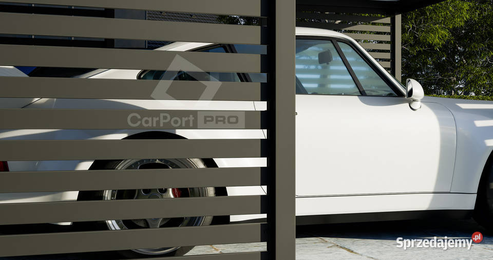 CarPort PREMIUM wiata samochodowa 6x55 antracyt małopolskie Wieliczka