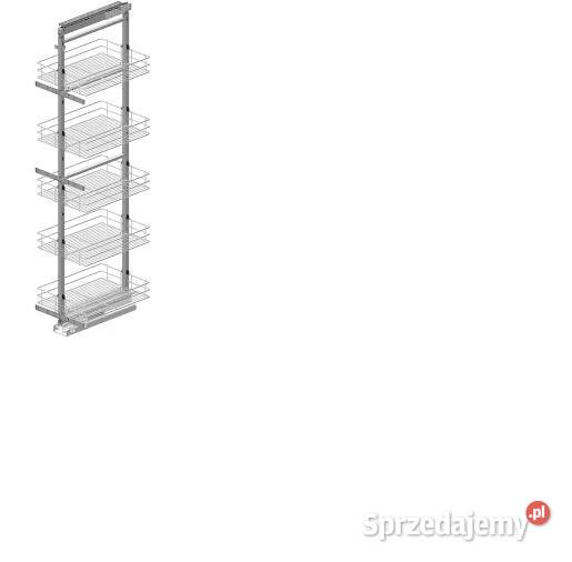KOSZ CARGO 40 MAXI MAXIMA CHROM 6 PÓŁEK DOMYK Akcesoria meblowe Meble Radomsko