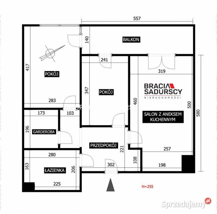 Mieszkanie 5472m2 3 pok Kraków Rok budowy 2016 Sprzedaż sprzedam