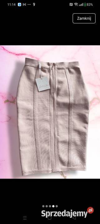 Piękny dopasowany komplet gorsetowy top plus Spódnice i sukienki Moda i Styl Radomyśl nad Sanem sprzedam