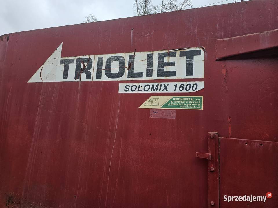 Wóz paszowy Triolet Solomix SM1600 TD Wygoda