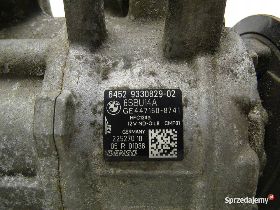 SPRĘŻARKA KLIMY KLIMATYZACJI 9330829 BMW F20 F21