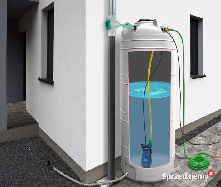 Zbiornik na deszczówkę 2000l z pompą Auto Aleksandrów Łódzki