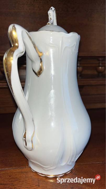 Dzbanek do kawy Secesja XIX XX w Niesygnowany Gdańsk