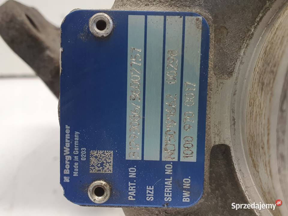 TURBOSPRĘŻARKA Volvo V70 III S80 II 24 D5 turbo Chełm