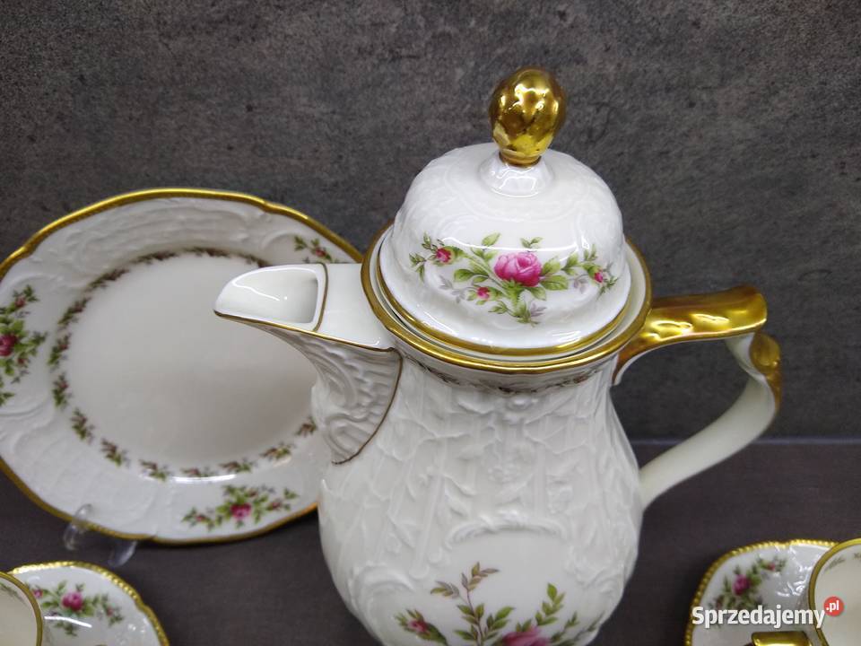 Rosenthal Sanssouci Moosrose zestaw kawowy Kalisz