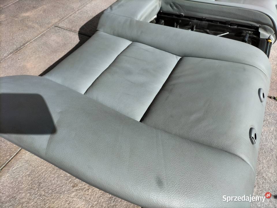 Oparcie kanapy tylnej BMW E60 Stan idealny Skóra Poręba