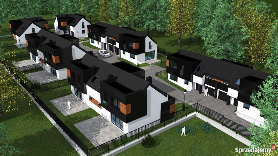 Nowoczesny bliźniak w stanie deweloperskim w pustak Sosnowiec